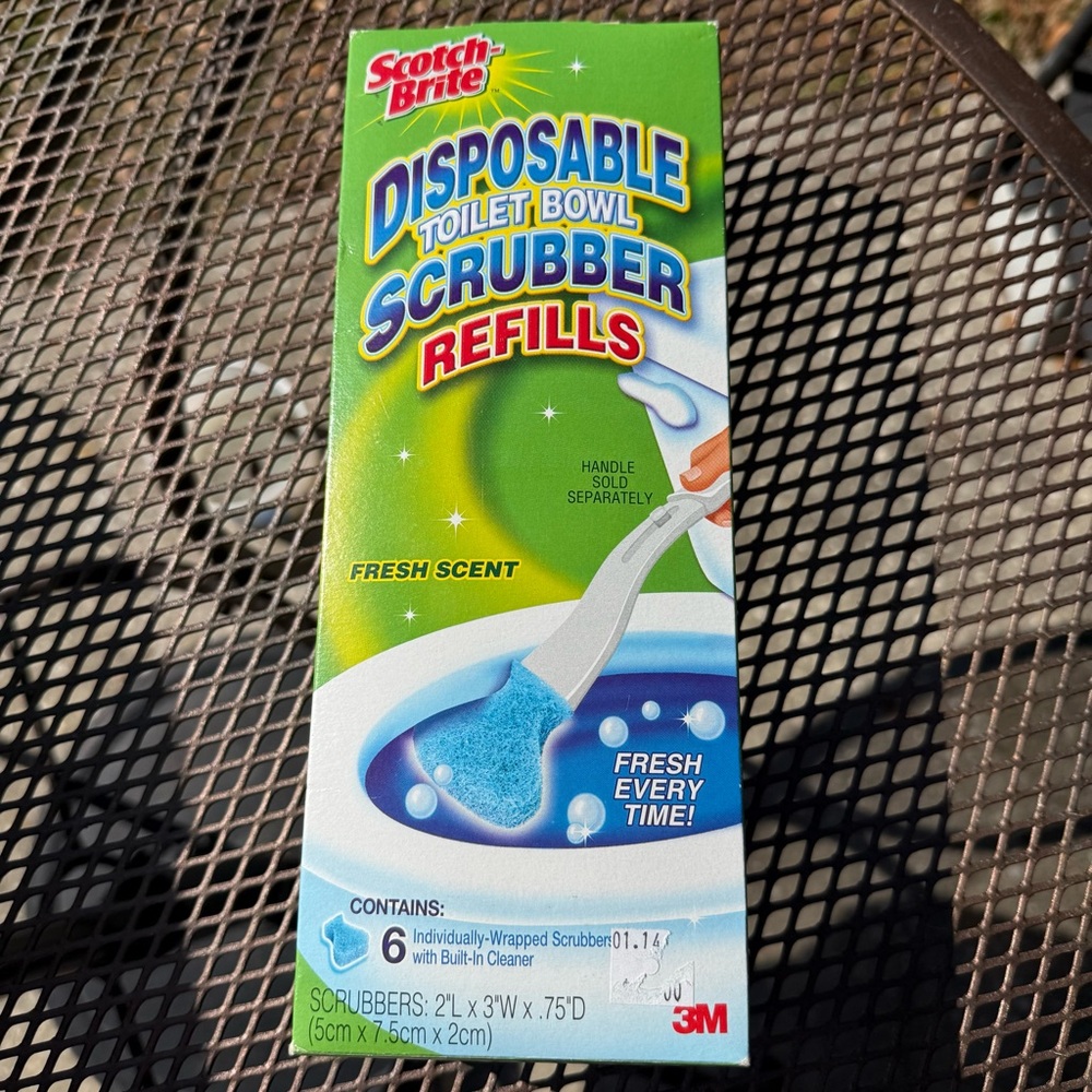 Scotch Brite 6 Disposable Scrubber Refills Toilet Cleaning System Discontinued
